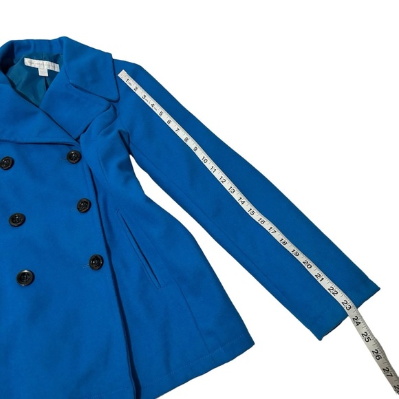 New York & Company Wool Blend Lined Pea Coat Women's Size XS - Picture 13 of 14